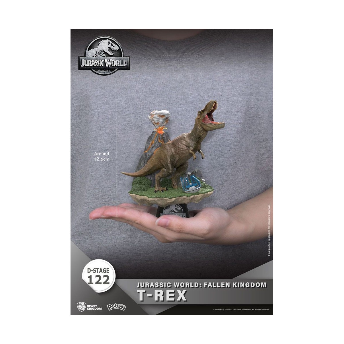 Beast Kingdom Jurassic World: Falling Kingdom Diorama - T-REX - PVC D-Stage Iconic Movie Scene