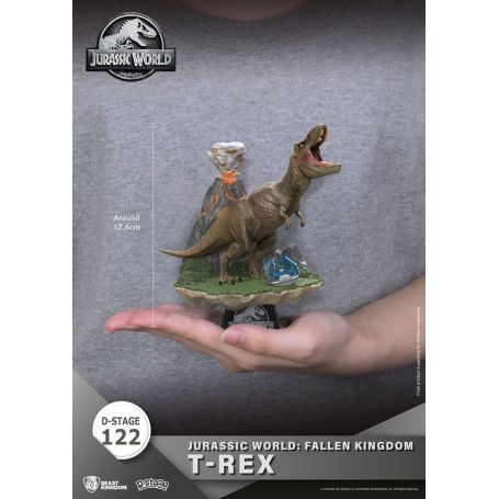 Beast Kingdom Jurassic World: Falling Kingdom Diorama - T-REX - PVC D-Stage Iconic Movie Scene