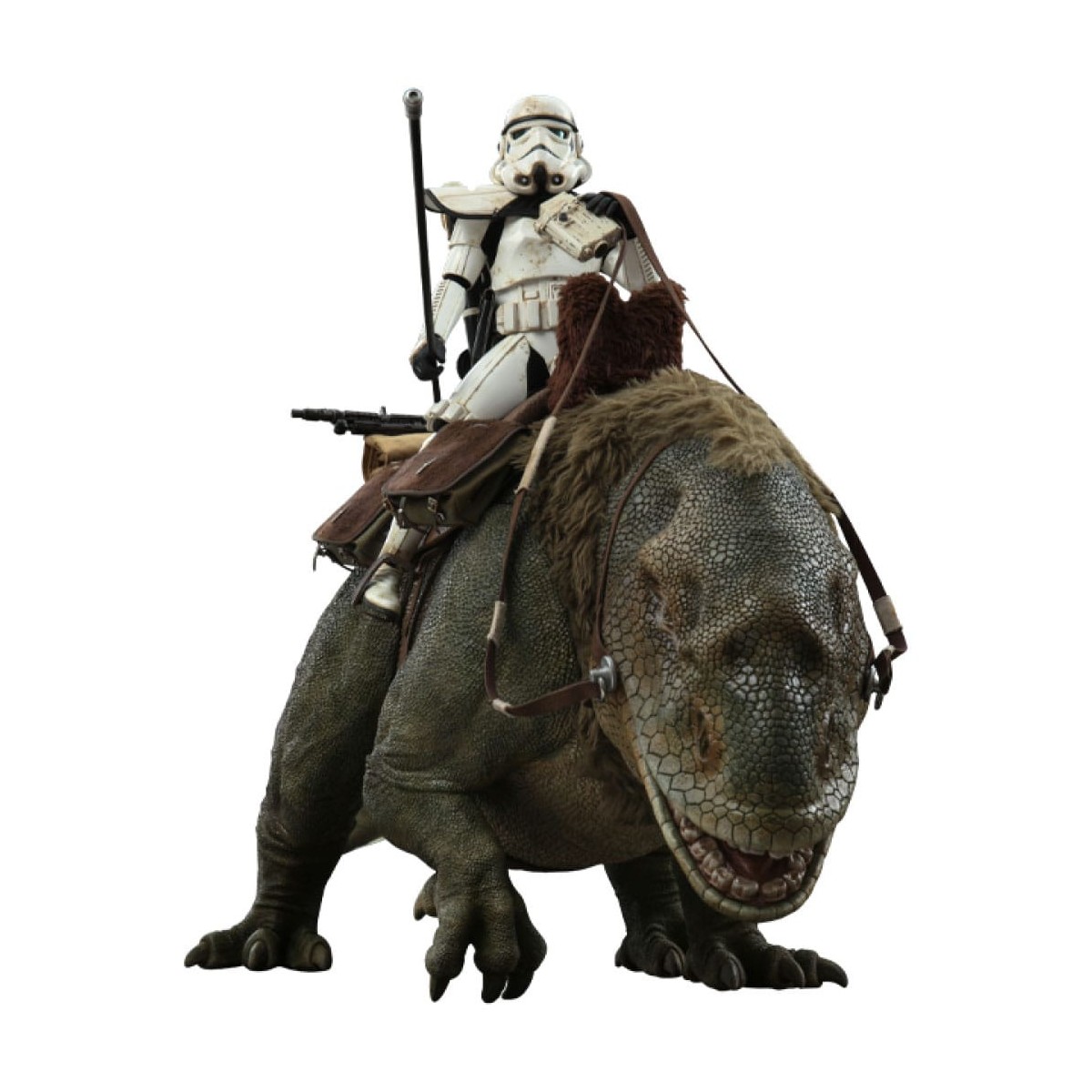 Hot Toys Star Wars - Pack 2 figurines 1/6 Sandtrooper Sergeant & Dewback - Episode IV